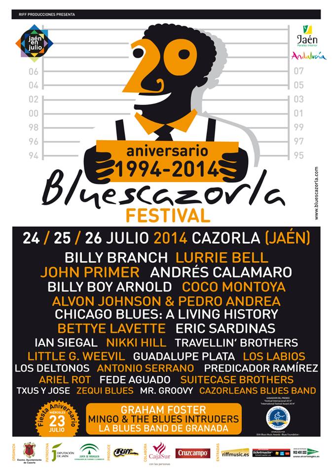 Festival De Blues De Cazorla 2014 Cartel Entradas Horarios Y Hoteles